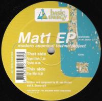 Виниловая пластинка MODERN ANOMINAL TECHNO PROJECT / MAT1 EP (1LP)